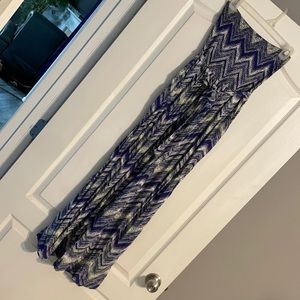 Guess Chevy pattern strapless jumpsuit